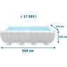 Каркасный бассейн INTEX Ultra Frame 26356 — 549×274×132 см, комплект Deluxe